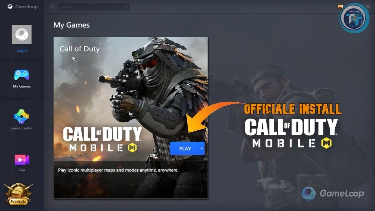 Moda Gameloop emulador de Call of duty mobile 