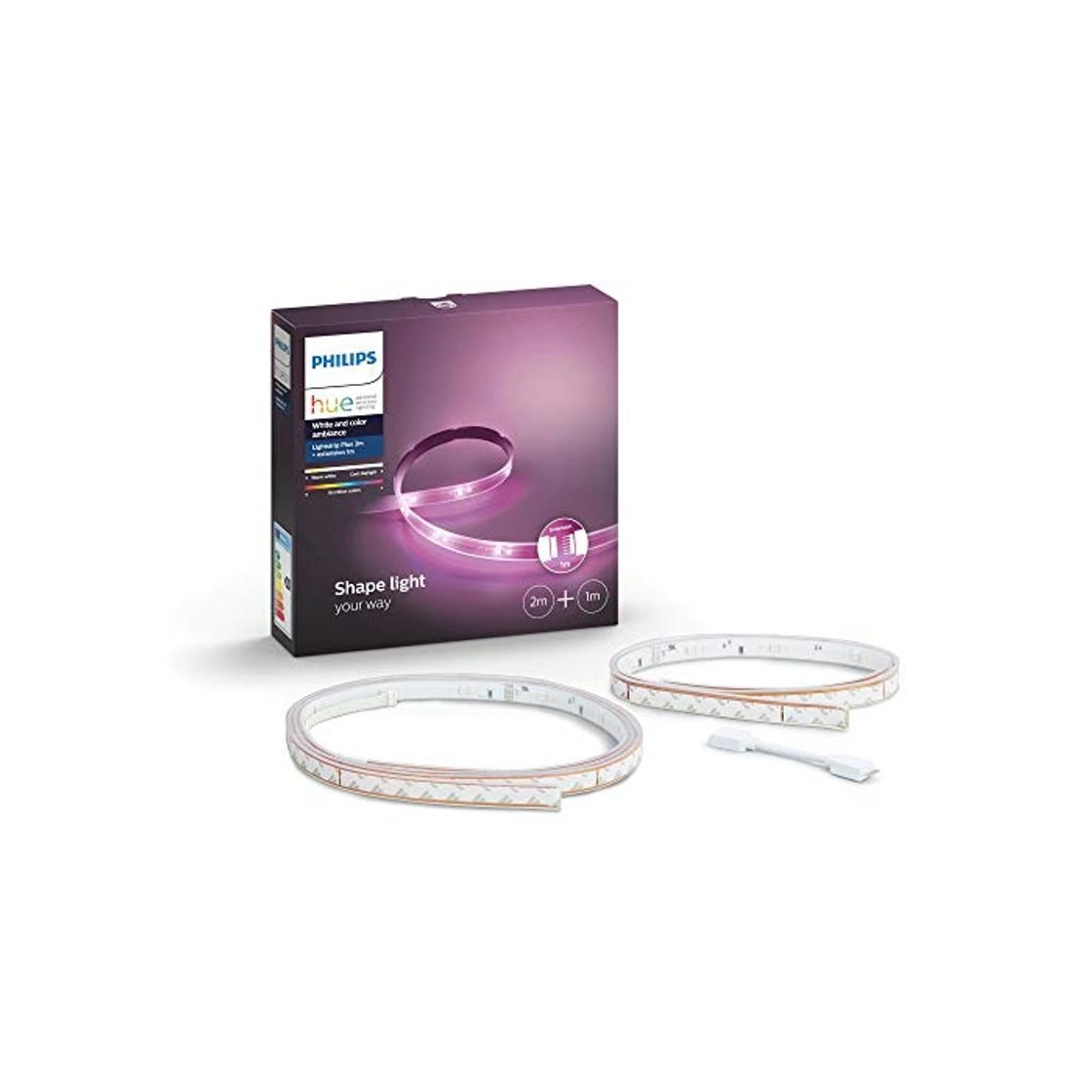 Social Philips Hue White and Color Ambiance Pack de Lightstrip plus Tira de