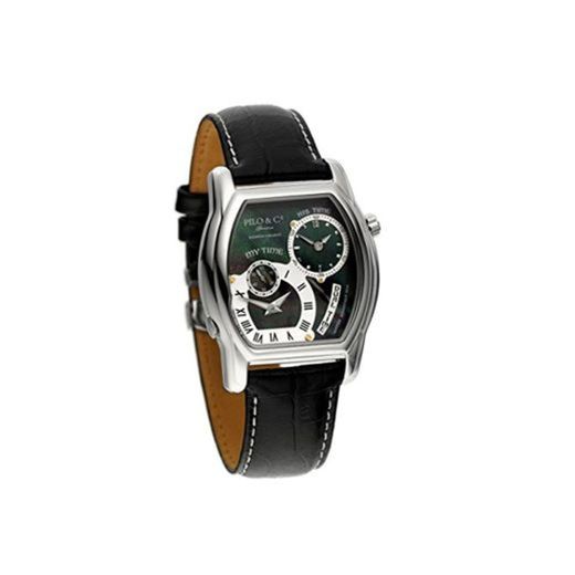 Pilo & Co Swiss Quartz Doppio orario Reloj de Pulsera de Mujer Colección p0304dqs