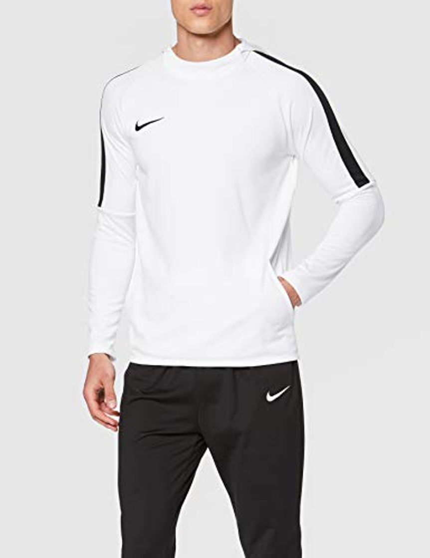 Social Nike M Nk Dry Acdmy18 Hoodie Po Sweatshirt, Hombre, Blanco