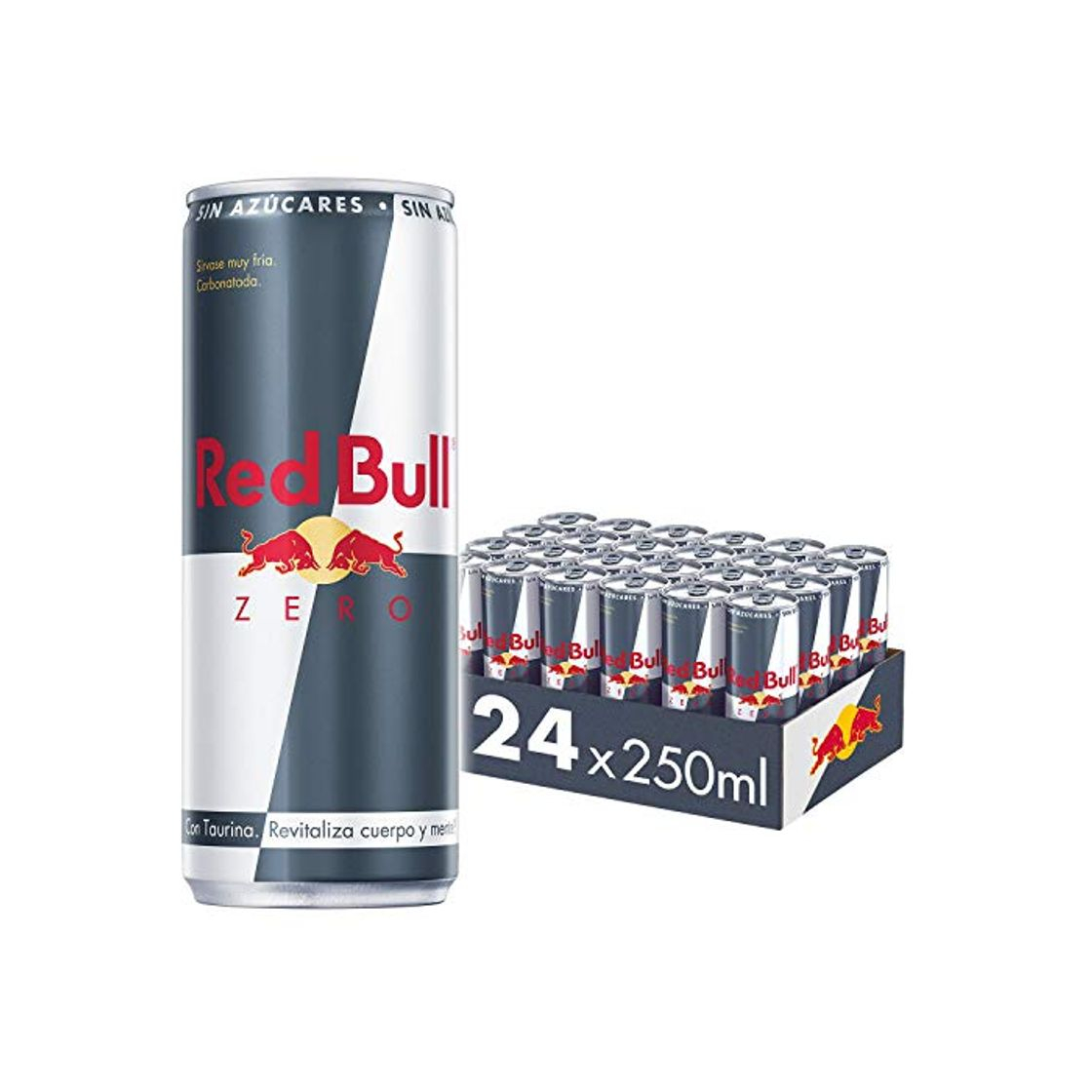 Product Red Bull Energy Drink Zero CALORIES, 24 unidades, desechables