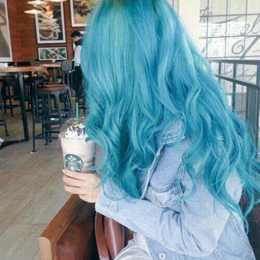 #hair #blue