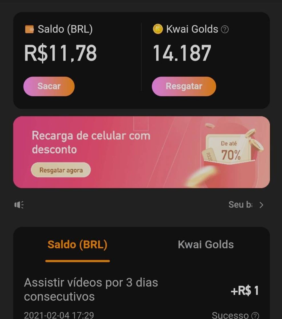 Fashion Ganhe de R$ 3.00 até R$ 12 reais ao dia no Kwai  💵