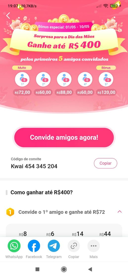 Fashion Surpresa para o dia das mães GANHE ATÉ R$ 400. 