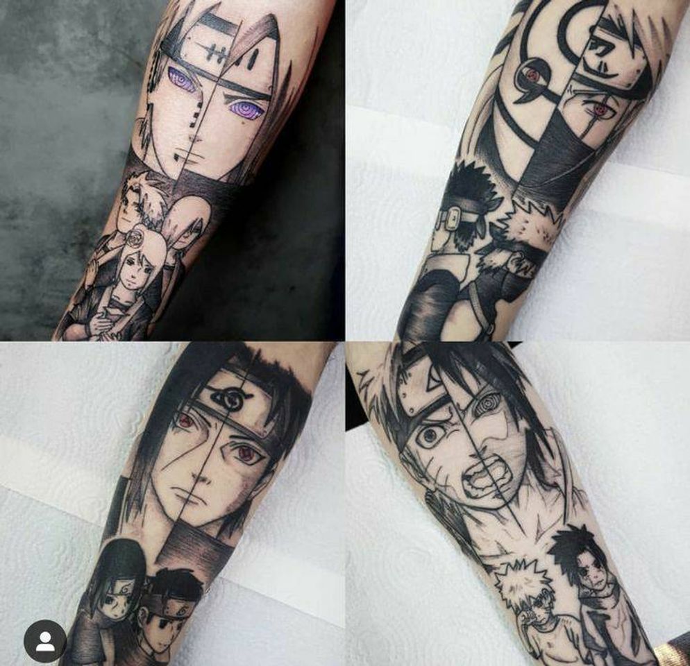 Fashion Tatuagem Inpirada No Anime Naruto Shippuden 