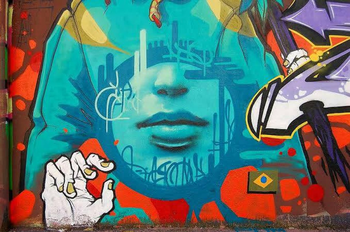 Social Arte em grafite 
