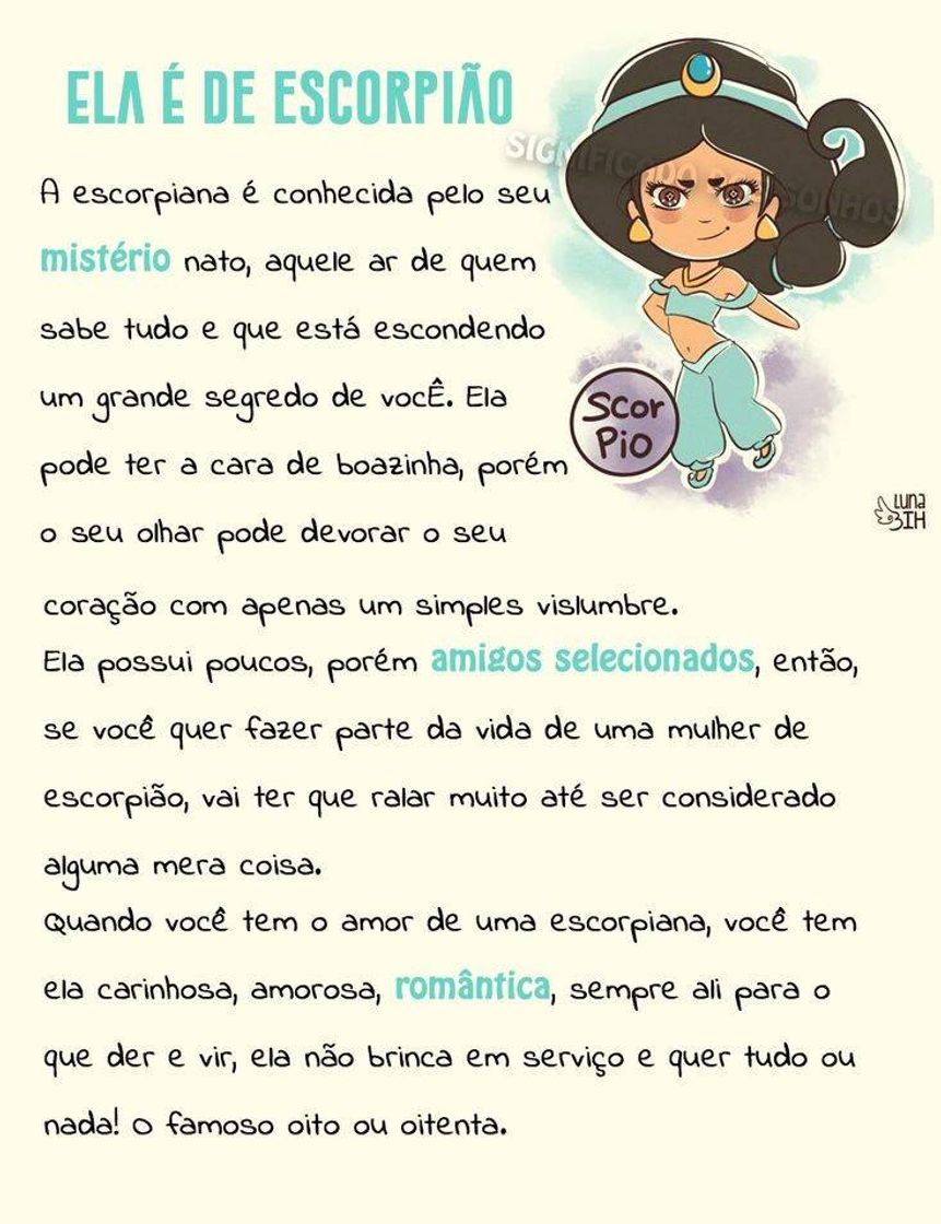 Moda Signo de escorpião 