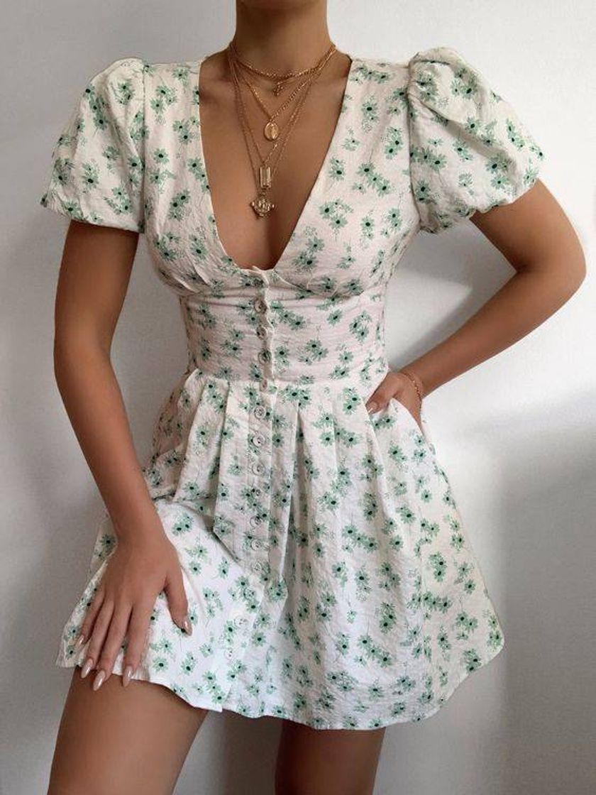 Moda Vestido para o verão