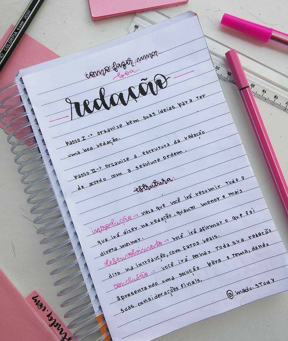 Moda Olha essa dica de Redação Mara!!📝💖