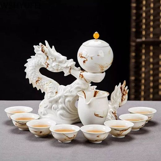 Chinês upscale cerâmica automática conjun