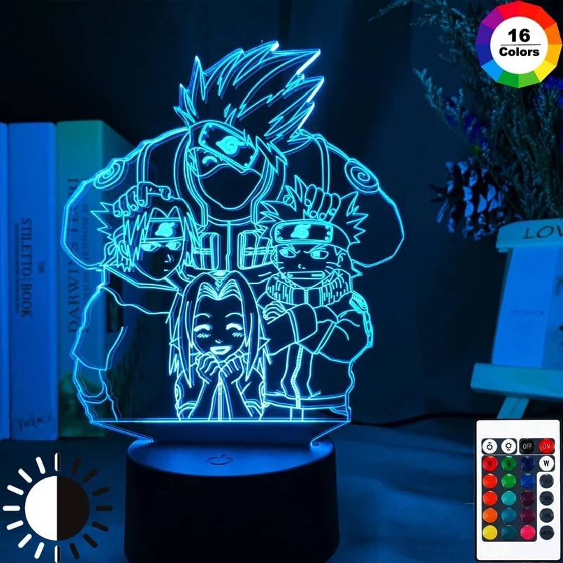 Product 3d anime lâmpada anime naruto uzumaki cri