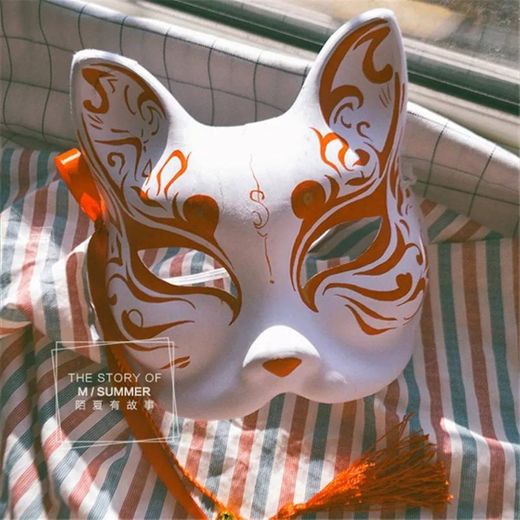 Novo japonês privado máscara de raposa pi
