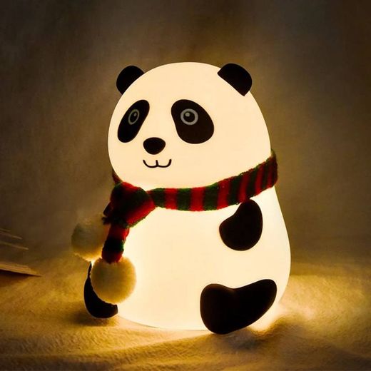  Panda led night light sensor de toque 
