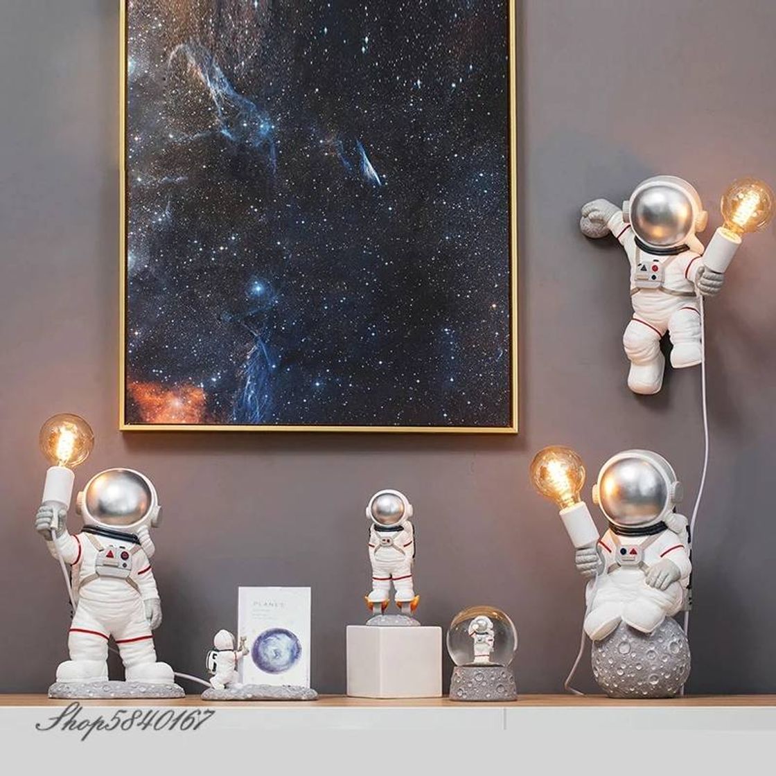 Fashion Astronauta moderno candeeiro de mesa art