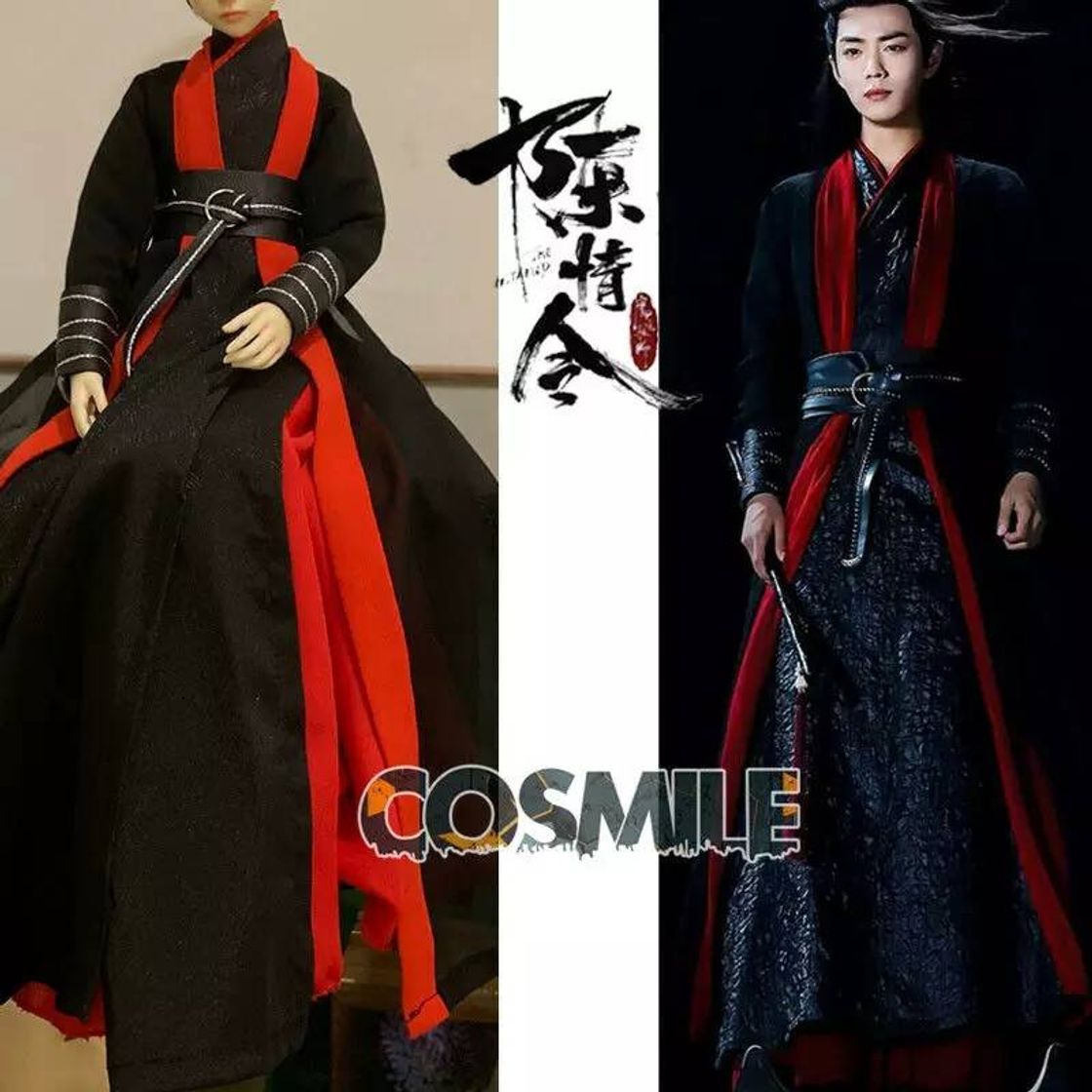 Fashion O undomed wei wuxian cosplay traje 1/3 1/4 1/6 bj