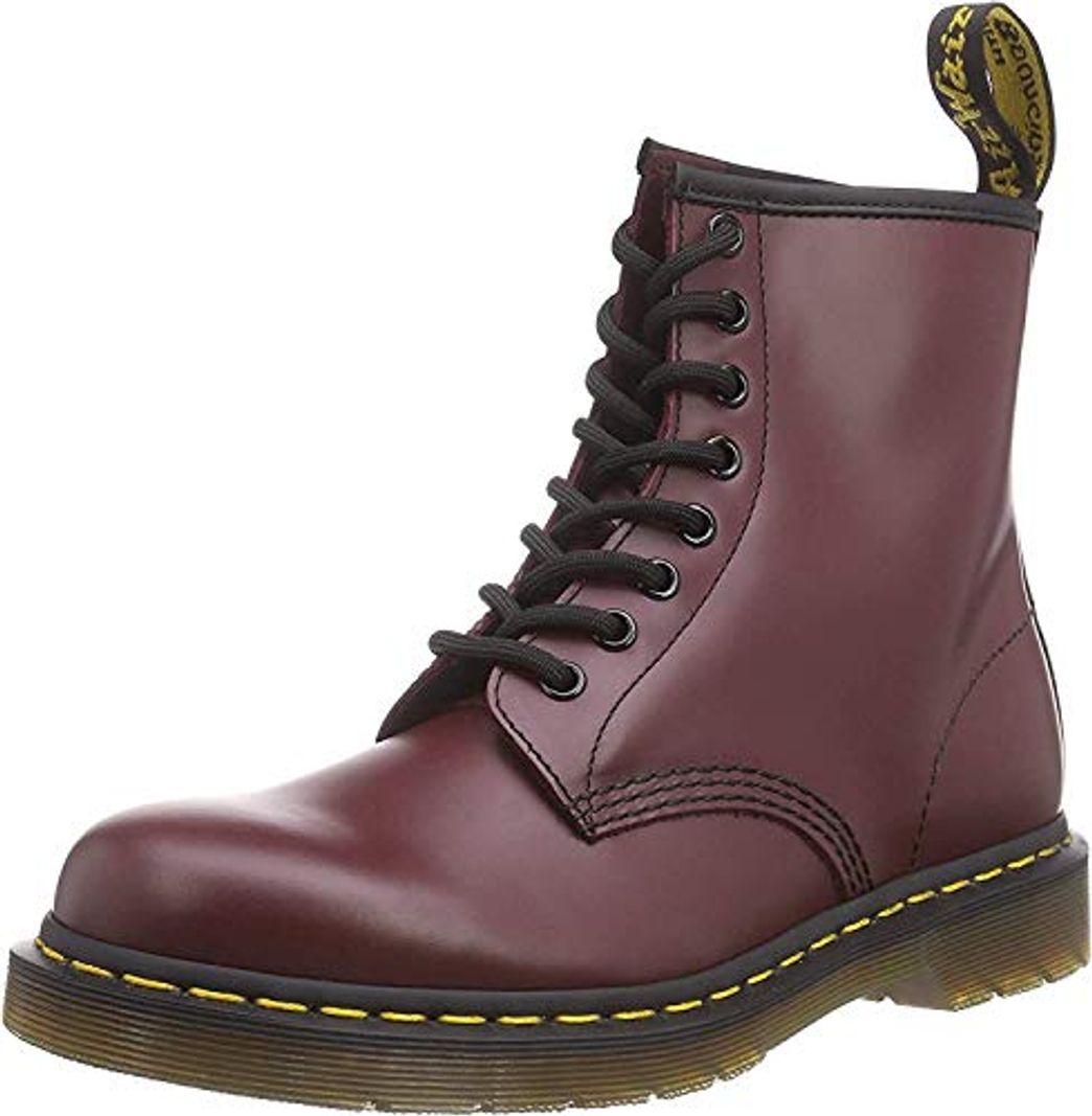 Moda Dr. Martens 1460, Botas Unisex Adulto, Rojo