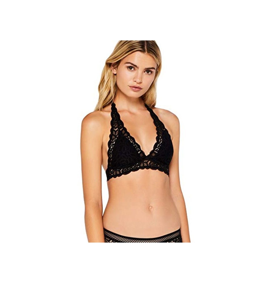 Social Marca Amazon - IRIS & LILLY Crochet Lace Halter Sujetador Estilo Bralette