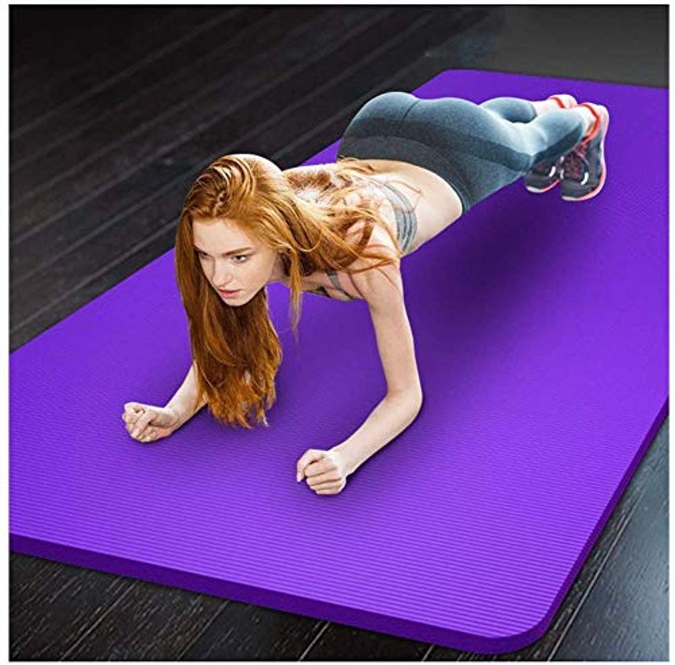Social SEESEE.U Alfombrillas de Yoga Antideslizantes para Ejercicios de Gimnasia sin Sabor Pilates