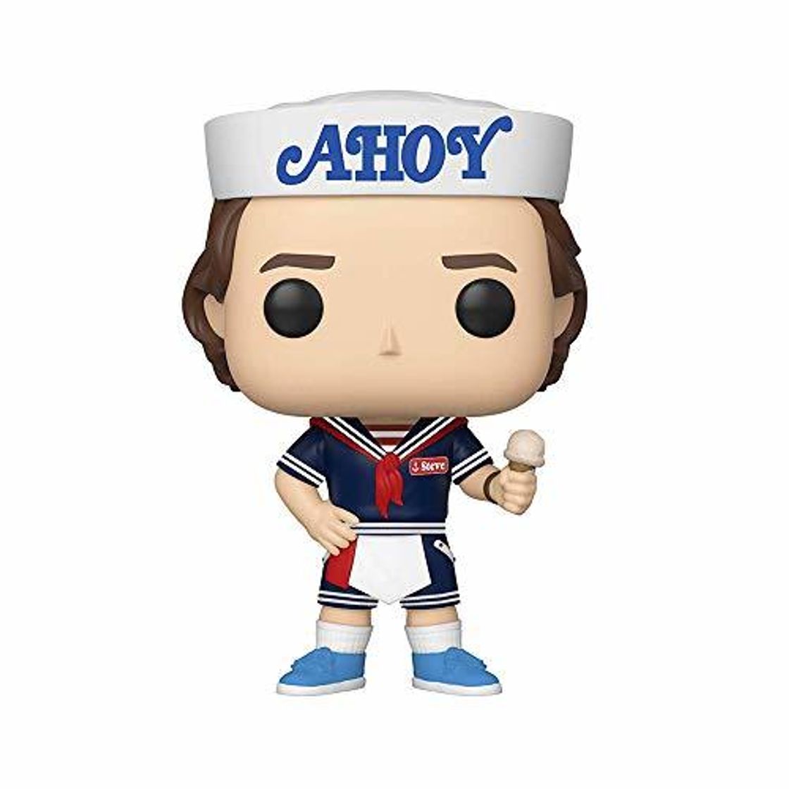 Social Funko- Pop Vinilo: Stranger Things: Steve w/Hat and Ice Cream Figura Coleccionable,