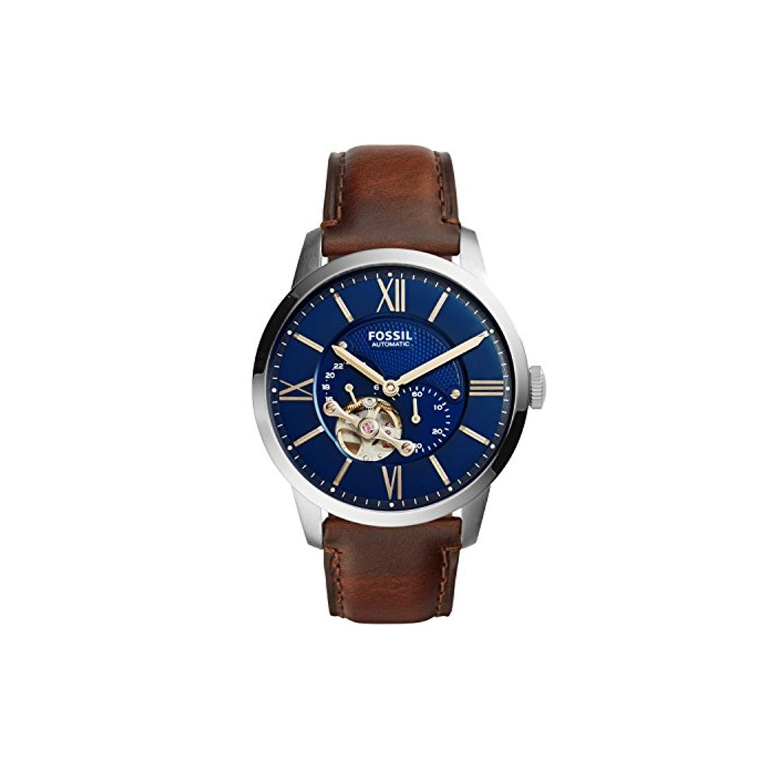 Product Fossil Reloj Analógico para Hombre de Mecánico con Correa en Cuero ME3110