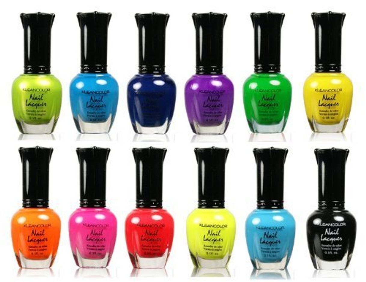 Products Kleancolor Retro Neon Set of 12 by Kleancolor Nail Lacquer