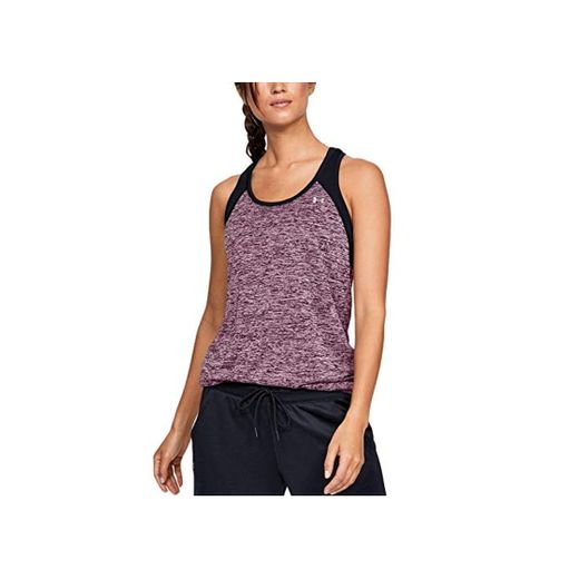 Under Armour UA Tech Tank Block Chaleco de entrenamiento de color Morado