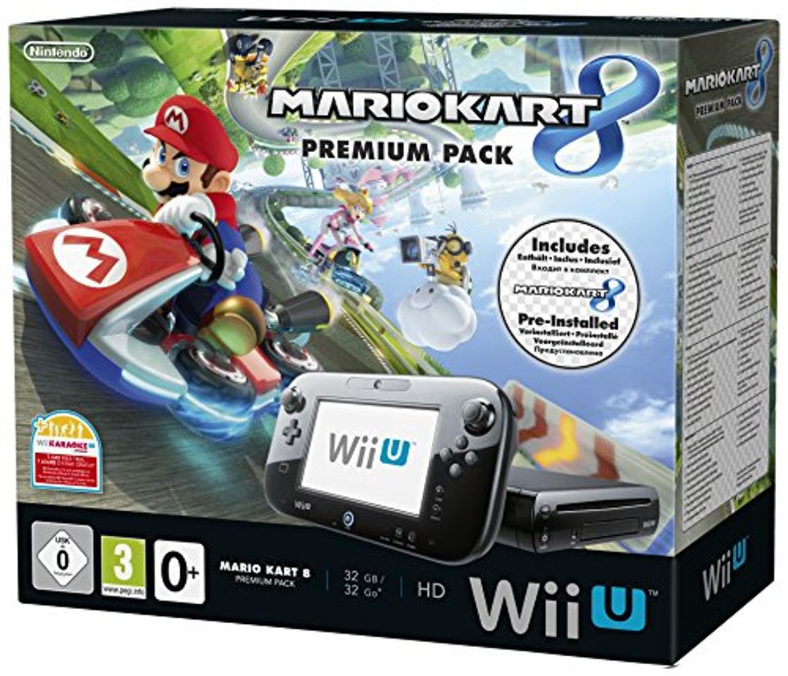 Product Nintendo Wii U 32GB Premium Pack With Mario Kart 8 [Importación Inglesa]