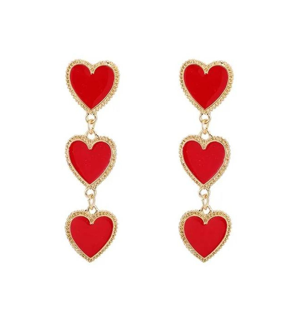 Fashion Pendientes Mujer Rojo Amor Pendientes Exagerado Mujer Borla
