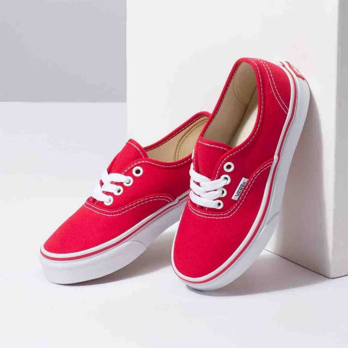 Fashion Tenis Uy Authentic Rojo Vans

