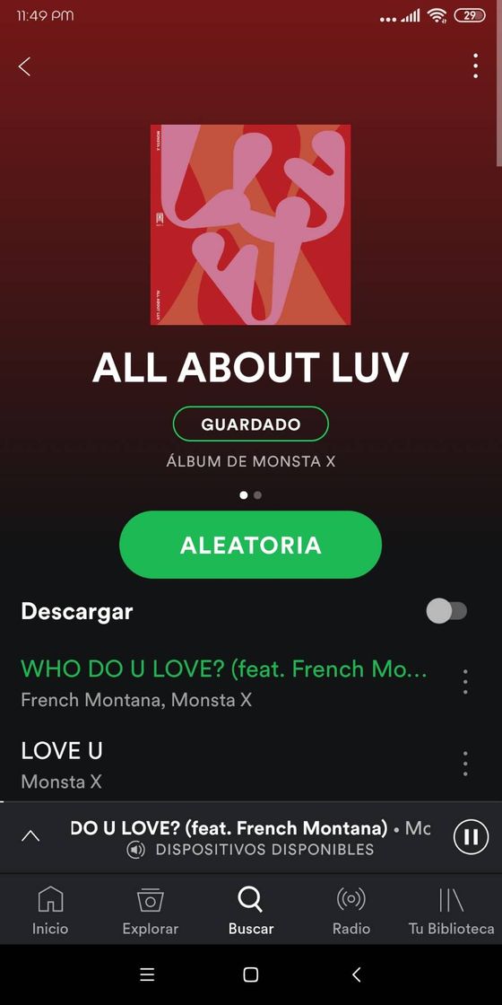 Canciones ALBUM ALL ABOUT LUV 🔥