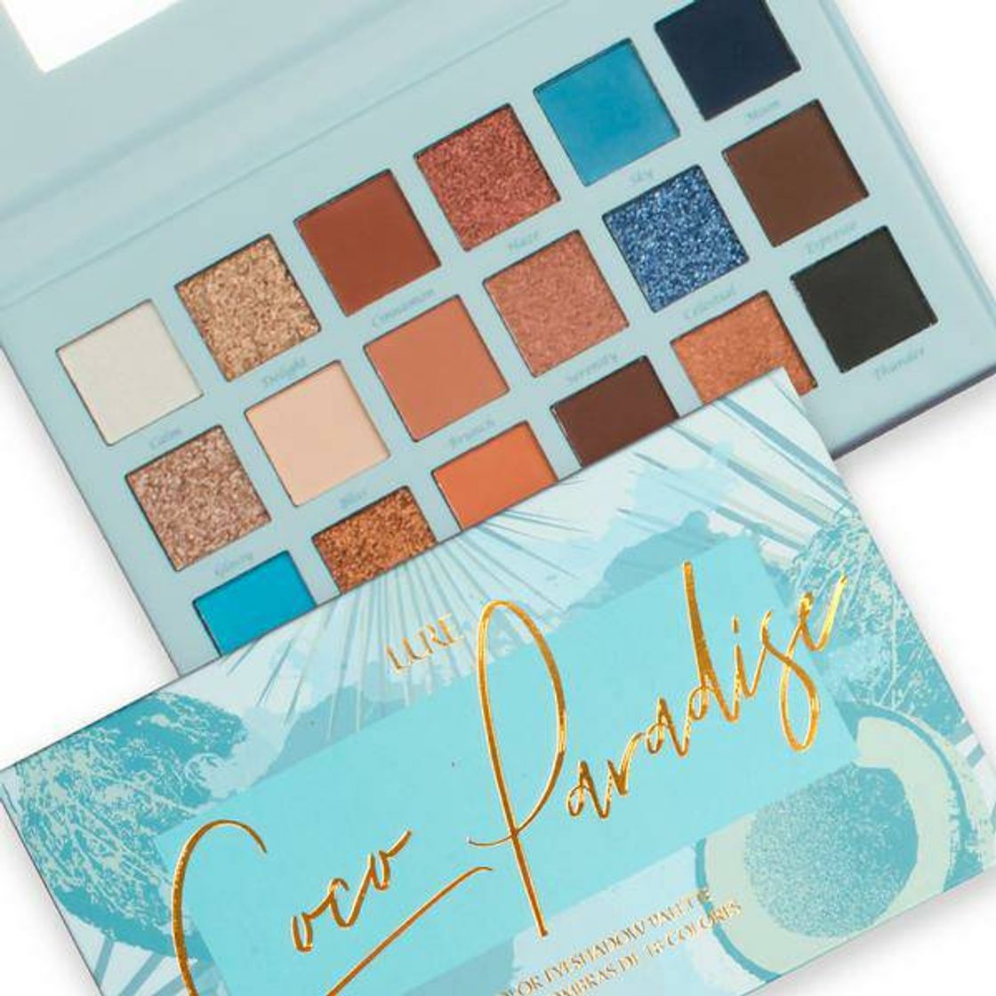 Moda Paleta de sombras Coco Paradise