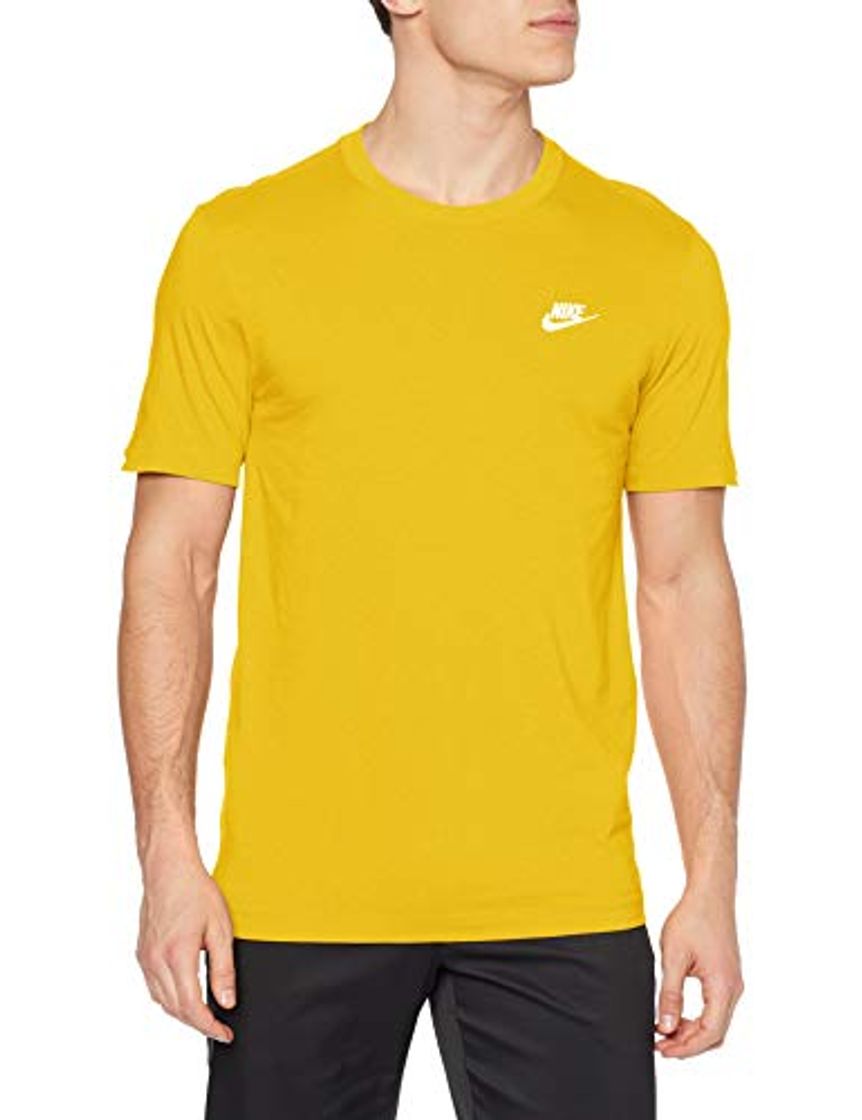 NIKE M NSW Club tee T-Shirt, Hombre, University Gold/