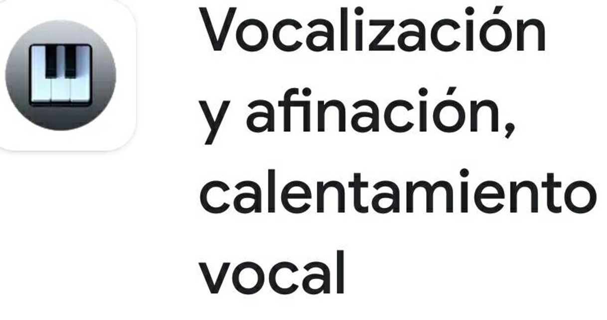 App Vocalizacion y afinación, calentamiento vocal