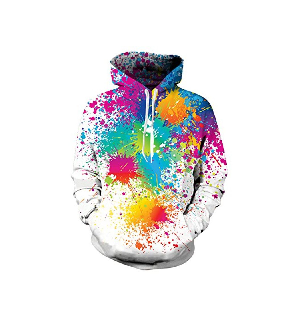 Moda NEWISTAR Sudadera con Capucha Unisex de Hip Hop Camiseta de la impresión de Digitaces de la animación 3D