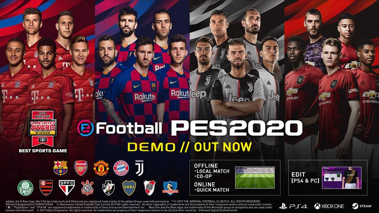 Moda Lanzamiento - PES 2020 PC - Tráiler exclusivo.