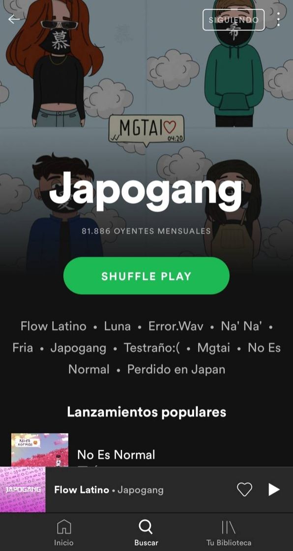 Canción Jvpogvng - perdido en Japan