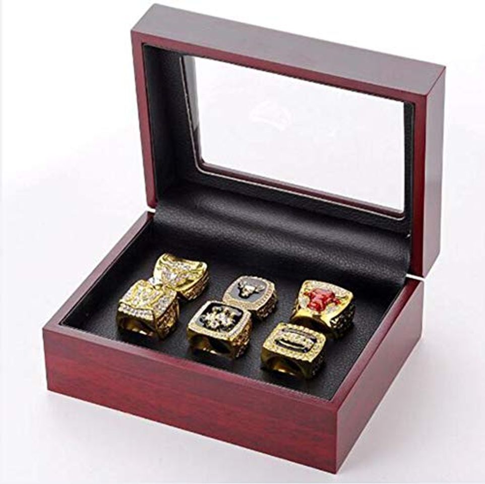 Productos ZXY GF-Sports Store Juego de 6 NBA Bulls Championship Replica Ring por