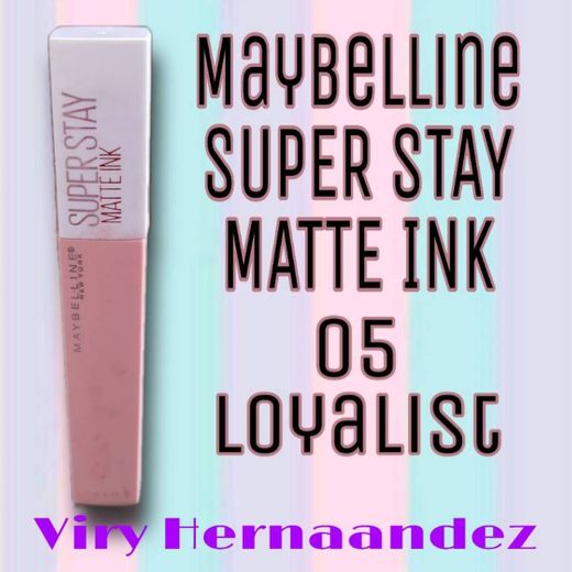 Maybelline New York Super Stay Barra de Labios Matte Ink 5 Loyalist