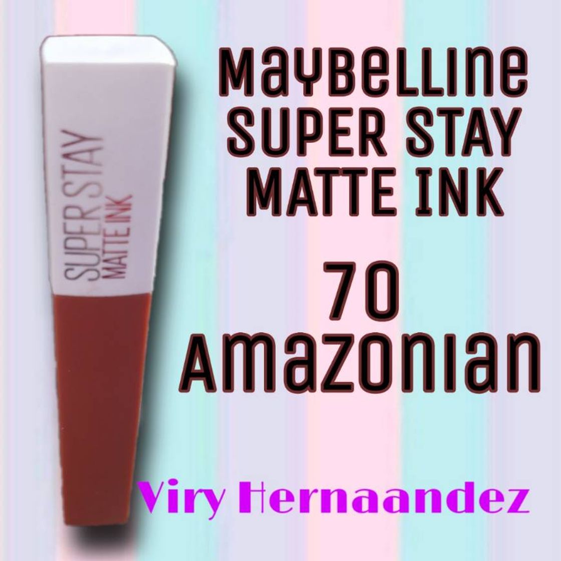 Social Maybelline Super Stay Barra de Labios Matte Ink Nude 70 Amazonian