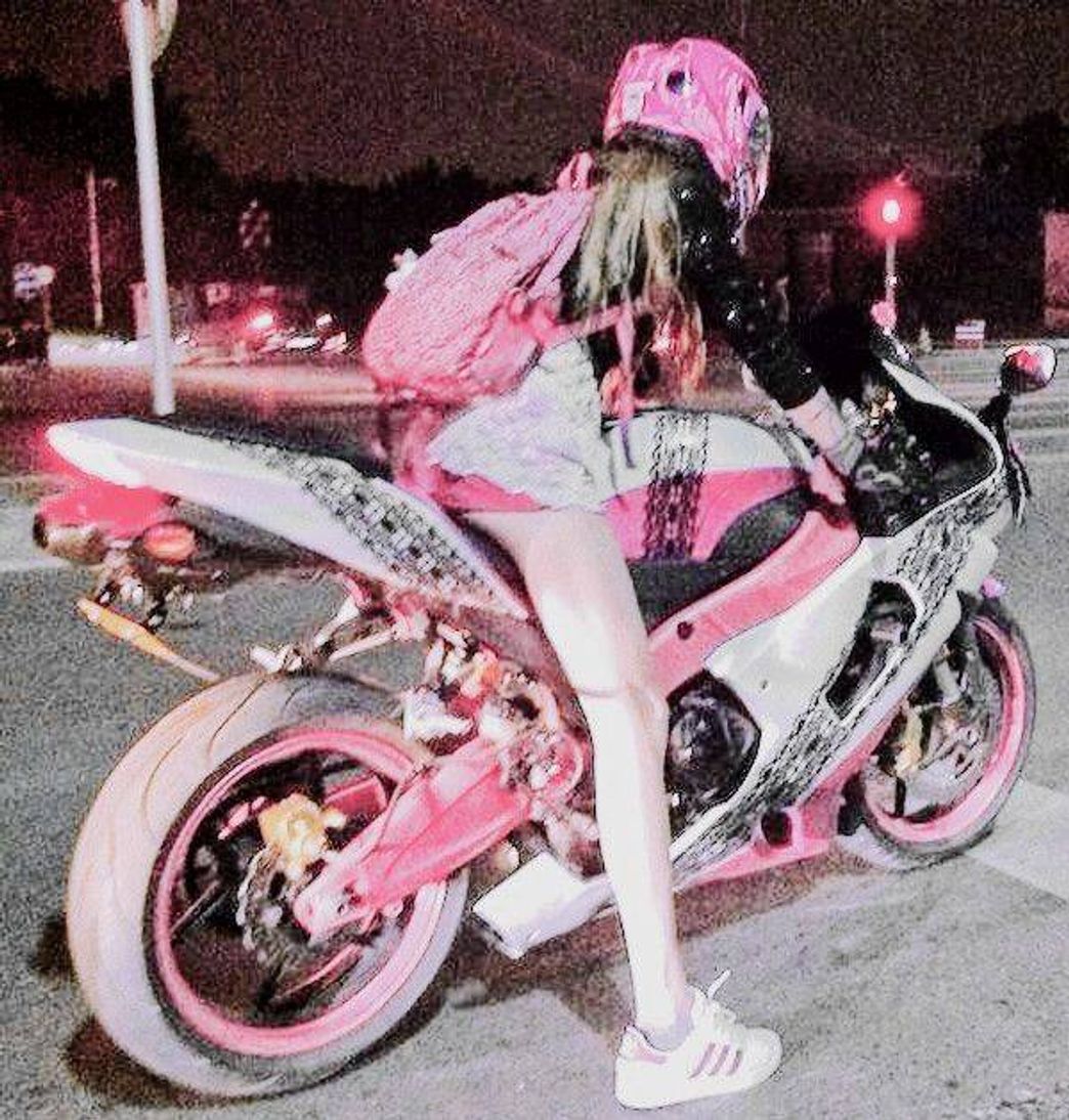 Fashion Meninas de moto