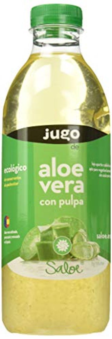 Product Saloe Jugo Aloe Vera con Pulpa Ecológico - 3 Recipientes de 1000