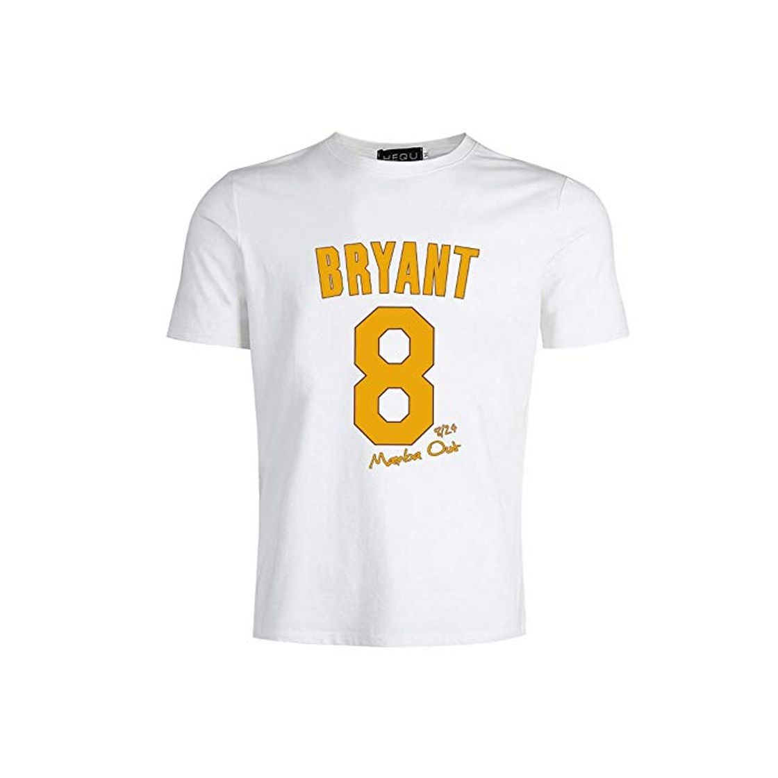Social Kobe Bryant Camiseta Negra para Hombre Top de Moda de Manga Corta Tops Camiseta para Hombre Camiseta Informal Suelta Hip Hop Camiseta Divertida con Letra