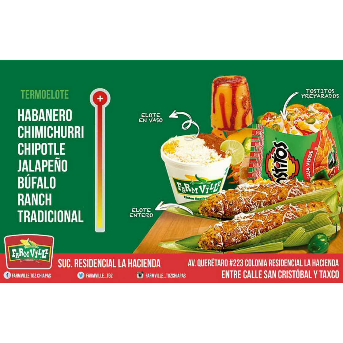 Restaurants Farmville "Elotes Rostizados"