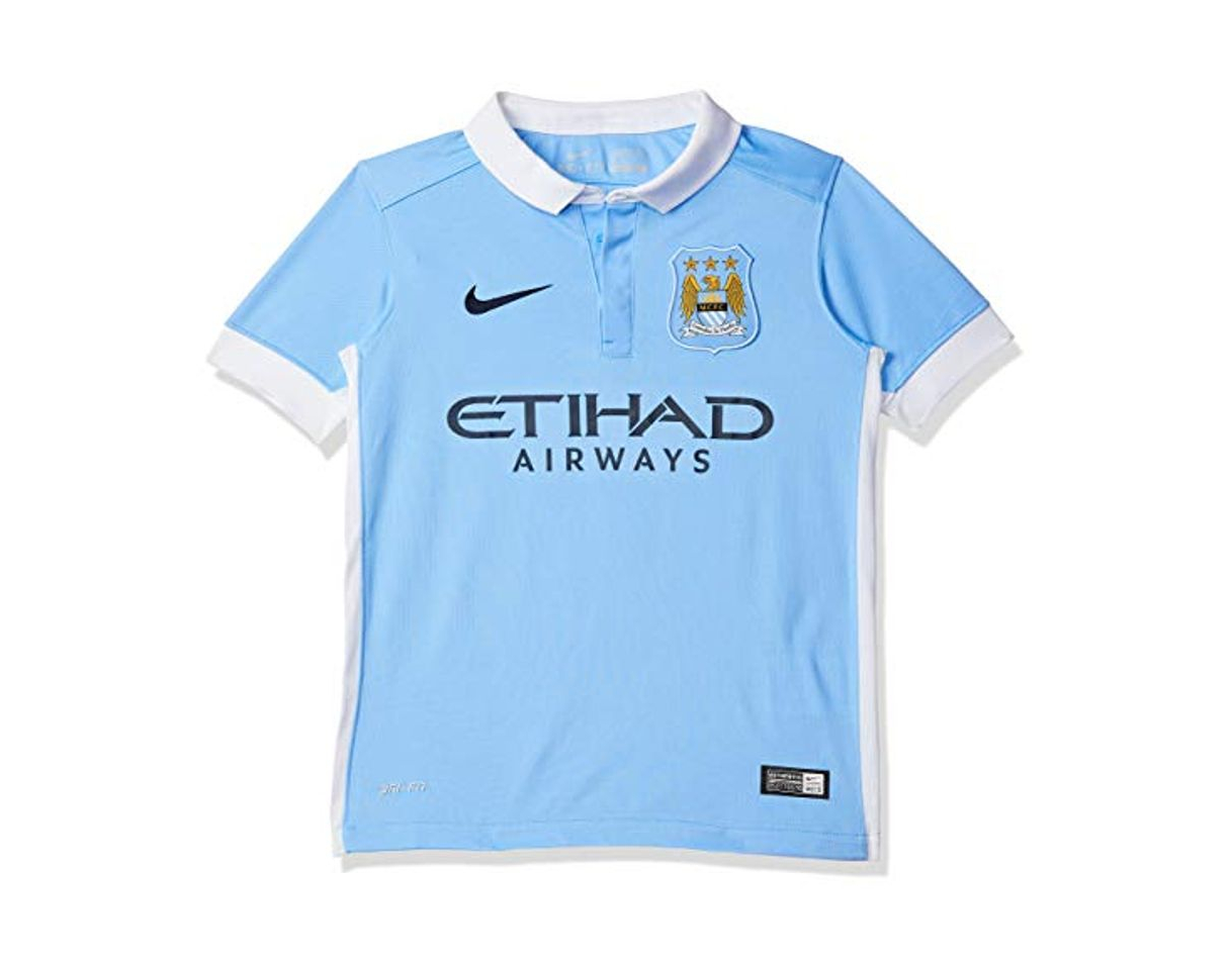 Fitness Nike Manchester City Home Stadium 2015/2016 Kids Camiseta de Manga Corta, niño,