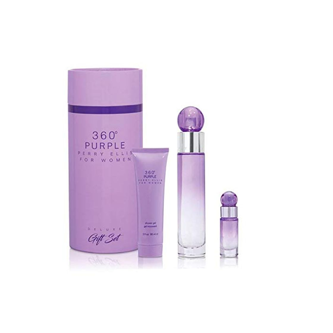 Products Perry Ellis 360 Purple Deluxe Gift Set 3pc Women