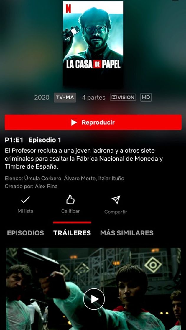 Serie La casa de papel