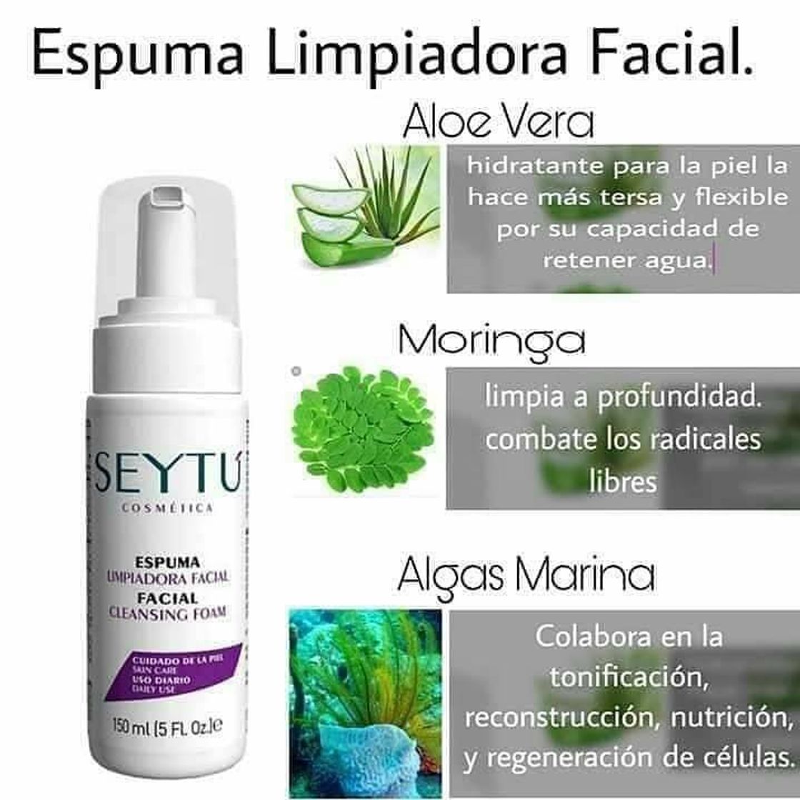 Producto Espuma Limpiadora con Aloe