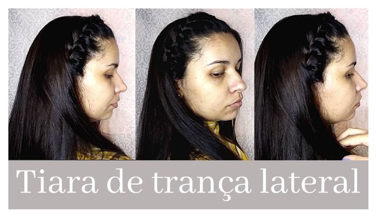 Moda Tiara Trança lateral