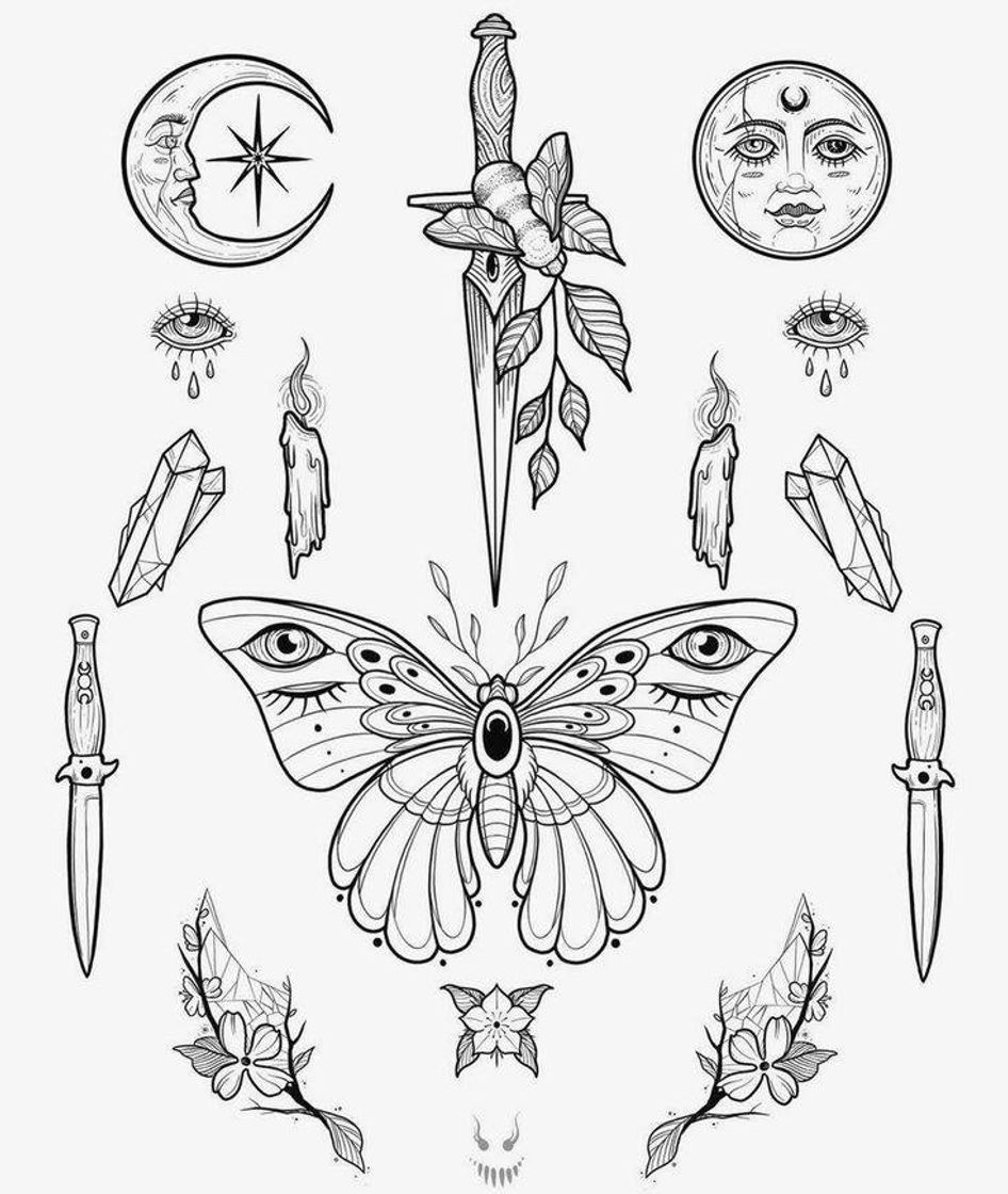 Social Flashs de tatuagens estilosxs