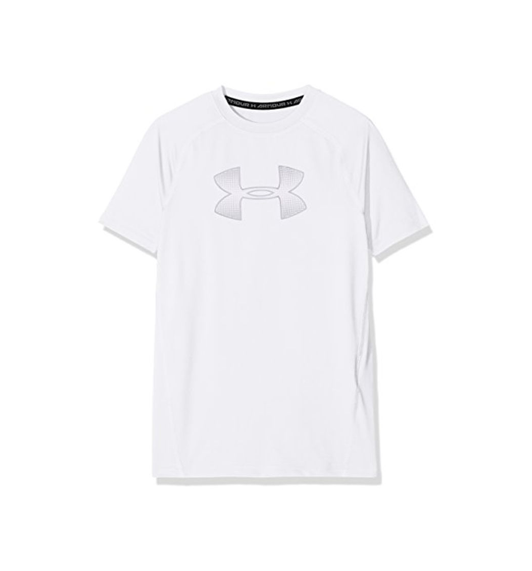 Moda Under Armour Armour SS Camiseta Deporte, Niños, Blanco